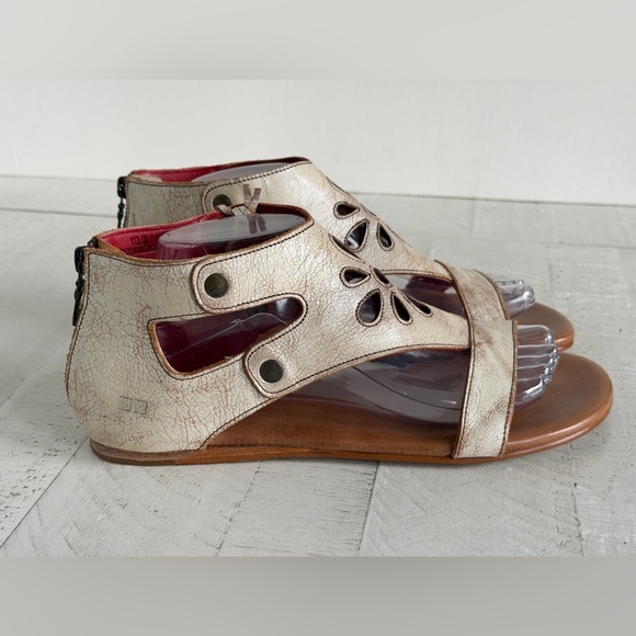 Bed Stu NWT Women’s Soto Floral Cutout Flat Sandal Nectar Lux size 10 - Picture 5 of 10